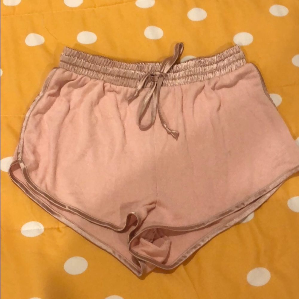 Pink Pajama Shorts